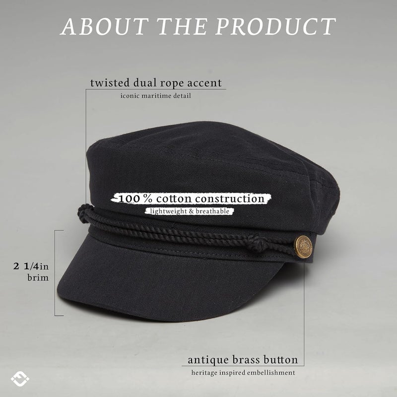 Funky Junque Newsboy Hat for Women – Trendy Greek Fisherman Cap, Classic Women's Baker Boy Newsies Hat, Ladies Fashion Caps - Image 3